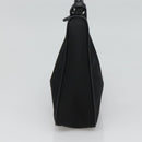 PRADA Shoulder Bag Nylon Black Silver Auth PP309-4