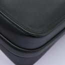 FENDI Shoulder Bag Leather Black Gold Auth PP343-7