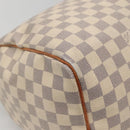 LOUIS VUITTON Damier Azur Speedy 35 Hand Bag N41535 LV Auth PP499-17