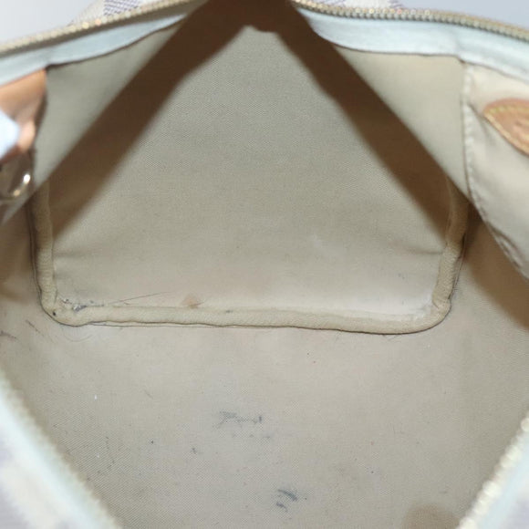 LOUIS VUITTON Damier Azur Speedy 35 Hand Bag N41535 LV Auth PP499