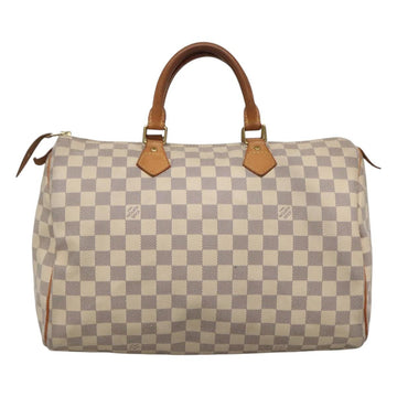 LOUIS VUITTON Damier Azur Speedy 35 Hand Bag N41535 LV Auth PP499 - 0