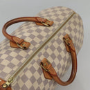 LOUIS VUITTON Damier Azur Speedy 35 Hand Bag N41535 LV Auth PP499-6