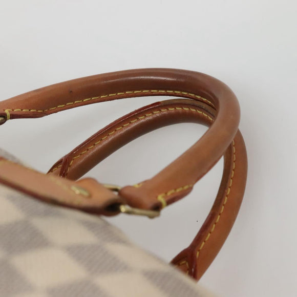 LOUIS VUITTON Damier Azur Speedy 35 Hand Bag N41535 LV Auth PP499
