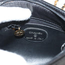 CHANEL COCO Mark Chain Shoulder Bag Patent leather Black Gold CC Auth PP818-17