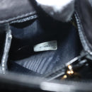 CHANEL COCO Mark Chain Shoulder Bag Patent leather Black Gold CC Auth PP818-12