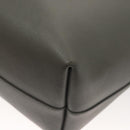 SAINT LAURENT Tote Bag Leather Gray Gold Auth PP866-17