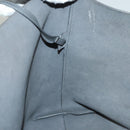 SAINT LAURENT Tote Bag Leather Gray Gold Auth PP866-20