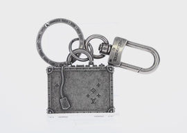 LOUIS VUITTON The President Charm metal Silver M67366 LV Auth 158668SM - 0