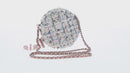 CHANEL Chain Shoulder Bag Tweed Multicolor Gold CC Auth 169572SAM-2