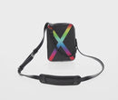LOUIS VUITTON Taiga Rainbow Danube Messenger Bag Black M30332 LV Auth 146086M-2