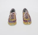 CHANEL Sneakers Tweed Multicolor CC Auth 138473M-2