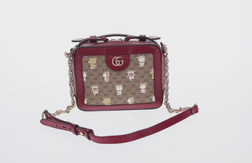GUCCI Micro GG Supreme Doraemon Collaboration Bag PVC 655596 Auth 151200SAM - 0