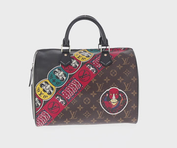 LOUIS VUITTON Monogram Kabuki Speedy 30 Hand Bag M43505 LV Auth 156331SM - 0