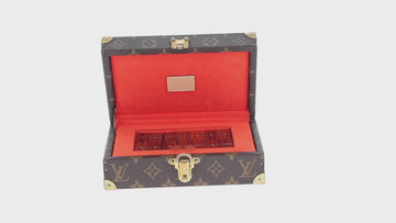 LOUIS VUITTON Monogram Coffret Domino Set Domino Clear LV Auth 155106SM - 0