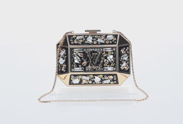 LOUIS VUITTON Beads Minodiere Shoulder Bag metal Gold LV Auth 154628SM - 0