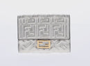 FENDI Zucca Canvas Wallet Leather Gold Tone Auth 154304M-2