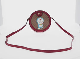 GUCCI Micro GG Supreme Doraemon Collaboration Bag PVC Beige 625216 Auth 157114M - 0
