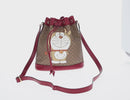 GUCCI Micro GG Supreme Doraemon Collaboration Bag PVC 625216 Auth 156657SAM-2