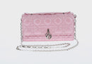 Christian Dior Cannage Miss Dior Chain Bag Leather 2way Pink Auth 159907SAM-2