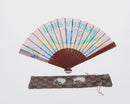 LOUIS VUITTON Fan Japanese Fan Pleated Pink GI1423 LV Auth 146167M-2