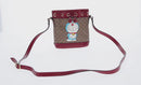 GUCCI Doraemon Micro GG Supreme Shoulder Bag PVC Beige Gold 647801 Auth 168092M-2