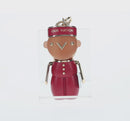 LOUIS VUITTON Monogram Vivienne Bijoux Sac Gaston Charm Red M00346 Auth 154031SM-2