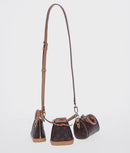 LOUIS VUITTON 2021-2025 Monogram Trio Mini Icon Bag M81081 LV Auth 158948SM-2
