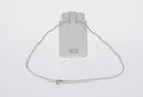 Maison Margiela Smart phone Shoulder Pouch White Silver Auth 154208M-2