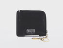 Maison Margiela 4 Stitch Fragment Case Compact Wallet Leather Black Auth 154938M-2