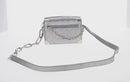 LOUIS VUITTON Damier Glitter Mini Soft Trunk Bag Silver M59726 LV Auth 158954SAM-2