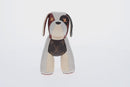 LOUIS VUITTON Monogram Dudu Oscar Stuffed dog White Black GI0251 Auth 157287SAM-2