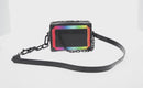 LOUIS VUITTON Taiga Rainbow Mini Soft Trunk Bag Black M30351 LV Auth BA9470SM-2