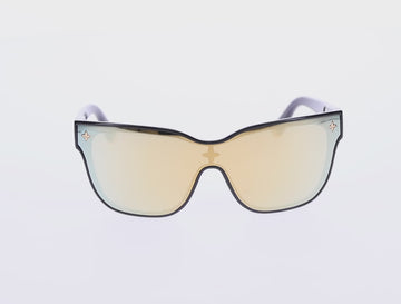 LOUIS VUITTON LV Shadow Sunglasses plastic Black Z1843U LV Auth 150902M - 0