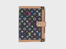 LOUIS VUITTON Multicolor Agenda PM Day Planner Cover Black R20895 Auth 157619SM-2