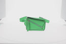 LOEWE Puzzle bag Anagram Waist bag Leather Green Silver Auth 128181M-2