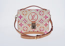 LOUIS VUITTON Monogram Pochette Metis MM Hand Bag 2way Pink M11461 Auth 136299M-2