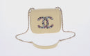 CHANEL Matelasse Chain Shoulder Bag Lamb Skin Yellow Gold CC Auth BA10556SM-2