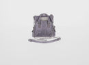 Maison Margiela 5AC Shoulder Bag Satin Purple Silver Auth 154204M-2