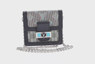 LOUIS VUITTON Monogram LV Pop Daufine MINI Bag Blue M55454 LV Auth 147287SAM - 0