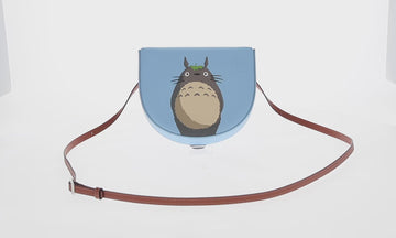 LOEWE × Studio Ghibli Anagram My Neighbor Totoro Heel Pouch Bag Auth 165679SM - 0