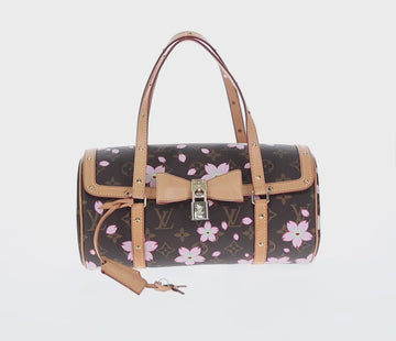LOUIS VUITTON Monogram Cherry Blossom Papillon GM Bag M92009 LV Auth 154924SM - 0