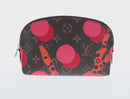 LOUIS VUITTON Monogram La Mage Pochette Cosmetic PM Red M50291 LV Auth 142994M-2