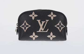 LOUIS VUITTON Monogram Empreinte Pochette Cosmetic PM Pouch M59086 Auth 142995M - 0