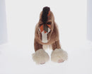 HERMES Horse Elmy PM Stuffed Polyester Brown Auth 171339M-2