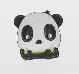 LOUIS VUITTON Monogram Bag Charm L Panda Charm White Black M03397 Auth 155958SM - 0