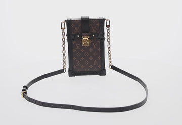 LOUIS VUITTON Monogram Pochette Trunk Vertical Bag M63913 LV Auth 146560SAM - 0