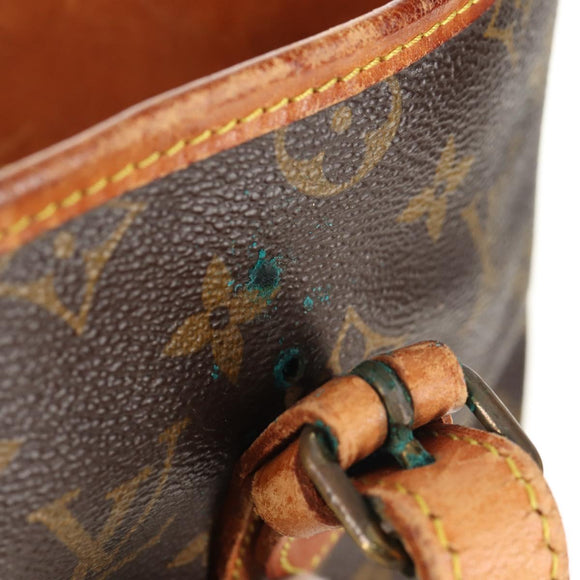 LOUIS VUITTON Monogram Bucket GM Shoulder Bag Vintage M42236 LV Auth pt2981