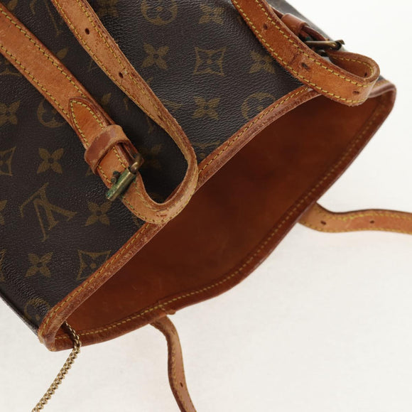 LOUIS VUITTON Monogram Bucket GM Shoulder Bag Vintage M42236 LV Auth pt2981