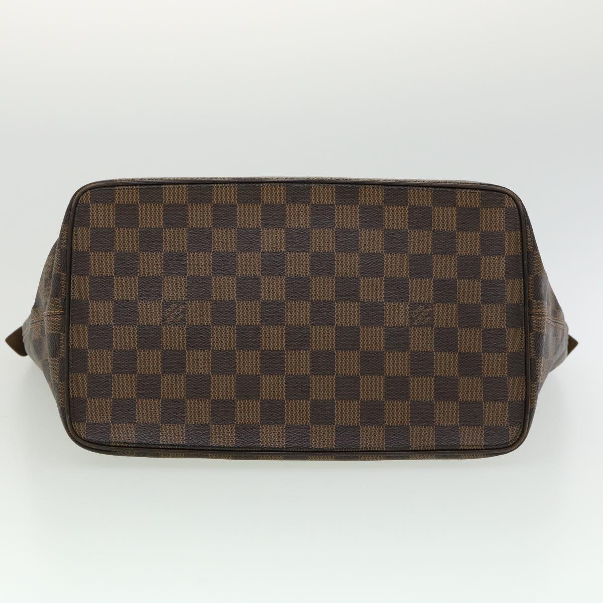 LOUIS VUITTON Damier Ebene Saleya MM Tote Bag N51182 LV Auth pt4190