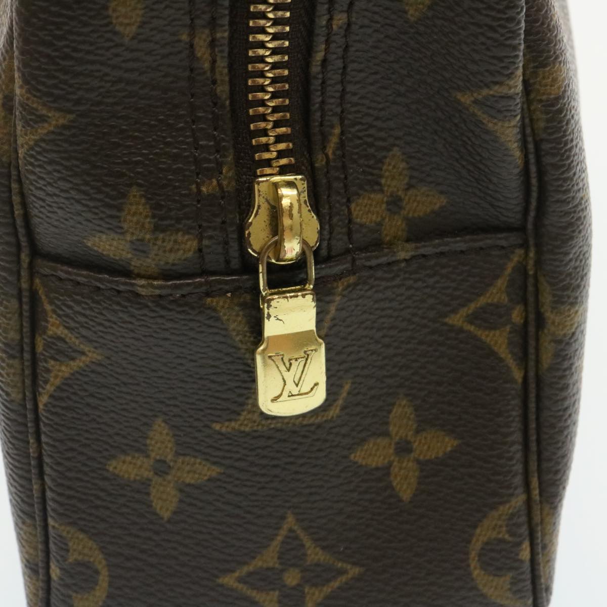 LOUIS VUITTON Monogram Trousse Toilette 28 Clutch Bag M47522 LV Auth pt551